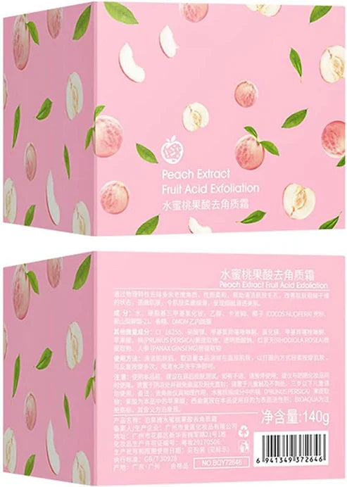 Peach Extract Fruit Acid Exfoliating Face Gel Cream